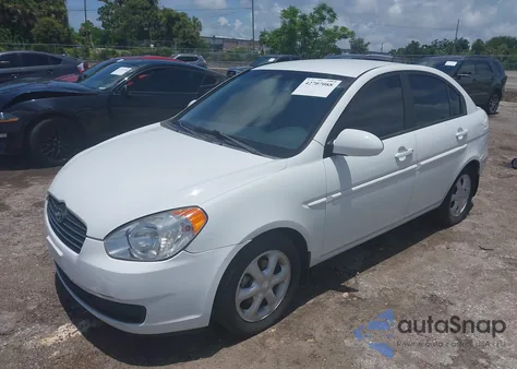 2008 Hyundai Accent Gls from USA, damaged, VIN KMHCN46C58U270722